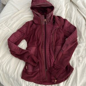 Lululemon vintage Another Mile jacket-Burgundy